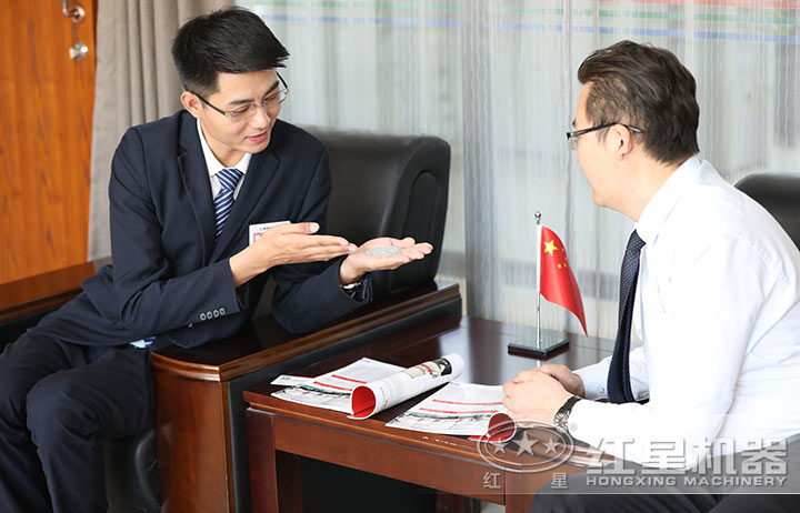 合作共贏，來(lái)廠客戶物料展示